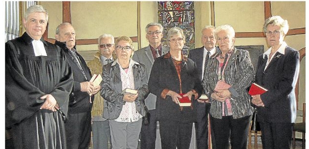Burgschwalbach. Vor 60 Jahren, am 19. April 1954, feierten 15 Jugendliche in der evangelischen Kirche in Burgschwalbach das Fest der Konfirmation. Nun trafen sich dort acht von ihnen zu ihrer Diamantenen Konfirmation wieder.