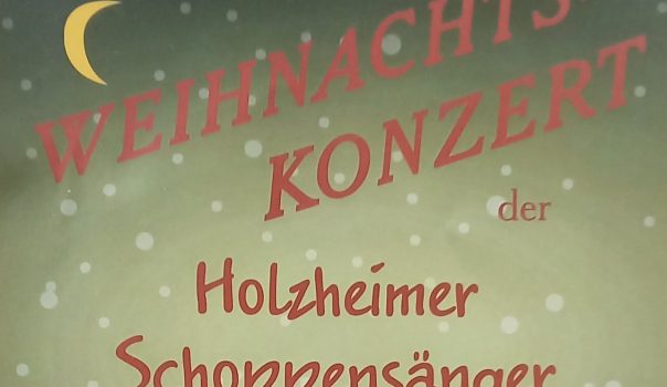 Weihnachtskonzert Holzheimer Schoppensänger