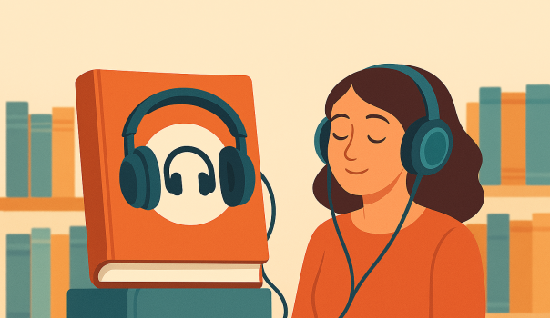 Hörbücher in unserer Bücherei